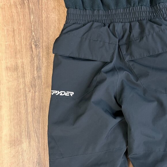 Spyder Youth Boys Mini Expedition Snow Pants Ski Bibs Black Sz 3 - Picture 10 of 11
